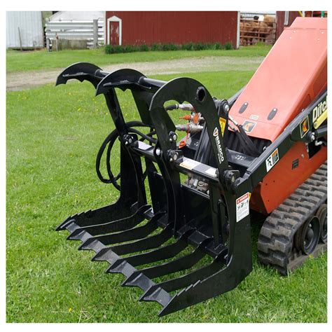 grapple for a skid steer|best skid steer brush grapple.